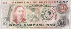 Philippinen 10 Piso 1981 p167